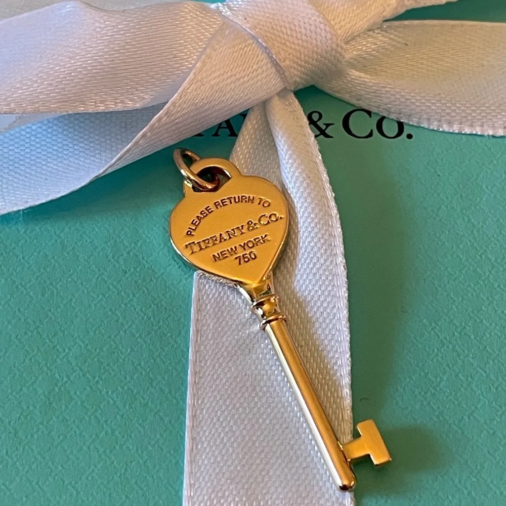 Tiffany rose gold RTT heart key - Picture 2 of 6